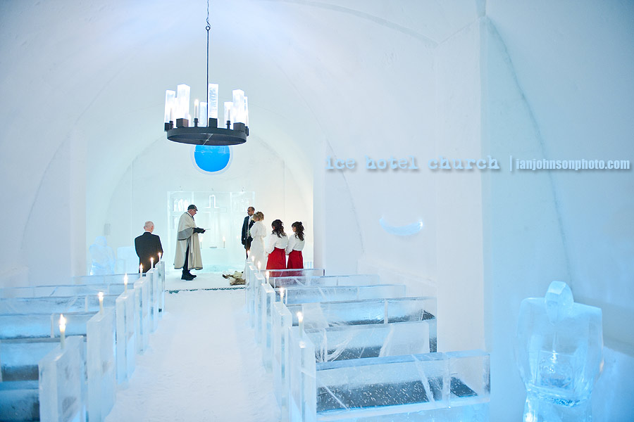 Ice Hotel Wedding Photos