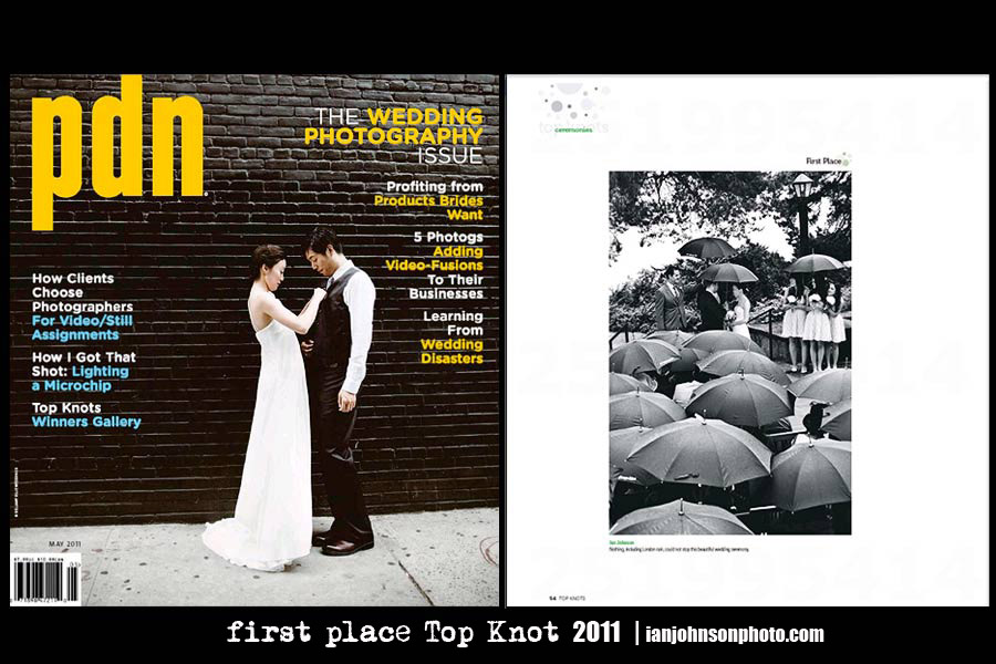 first place in PDN Top Knot weddings 2011