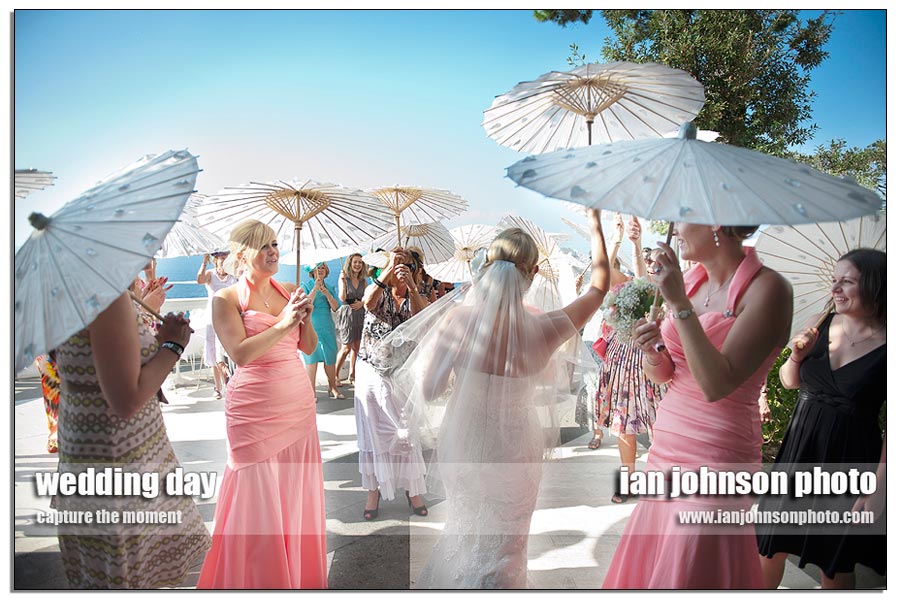 umbrella wedding idea